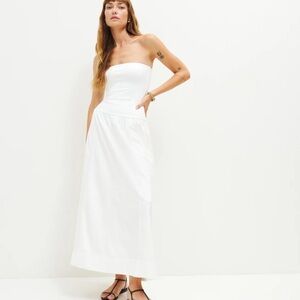 ISO Reformation Safiya dress in white
